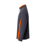 Unisex fleece werkjas van polyester 220 g/m² Velilla kleur oranje derde weergave