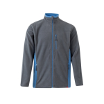 Unisex fleece werkjas van polyester 220 g/m² Velilla kleur lichtblauw tweede weergave