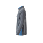 Unisex fleece werkjas van polyester 220 g/m² Velilla kleur lichtblauw derde weergave