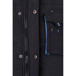 Unisex werkvest met zakken, van polyester 120 g/m² Velilla kleur lichtblauw vijfde weergave