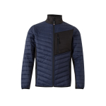 Gevoerde jas met elastische inzetstukken 265 g/m² Velilla kleur blauw tweede weergave