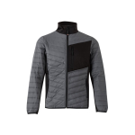 Gevoerde jas met elastische inzetstukken 265 g/m² Velilla kleur grijs tweede weergave