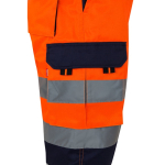 Werkbermuda met felle kleuren en reflecterend 210 g/m² Velilla kleur oranje vijfde weergave