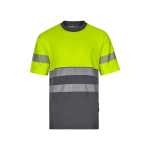 Werkshirt van piqué, katoen en polyester 150 g/m² Velilla kleur grijs tweede weergave