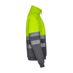 Werktrui van polyester met fleecestof 300 g/m² Velilla kleur grijs vierde weergave