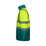 Werkjas 4-in-1 van polyester met PU-coating 180 g/m² Velilla kleur groen derde weergave