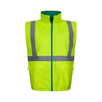Werkjas 4-in-1 van polyester met PU-coating 180 g/m² Velilla kleur groen zevende weergave