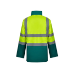 Werkjas 4-in-1 van polyester met PU-coating 180 g/m² Velilla kleur groen
