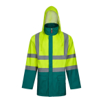Werkjas 4-in-1 van extra groot polyester 180 g/m² Velilla kleur groen vijfde weergave