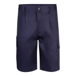Keperstof bermuda broek met meerdere zakken, 200 g/m² Velilla kleur blauw tweede weergave