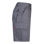 Keperstof bermuda broek met meerdere zakken, 200 g/m² Velilla kleur grijs vierde weergave