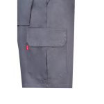 Keperstof bermuda broek met meerdere zakken, 200 g/m² Velilla kleur grijs vijfde weergave