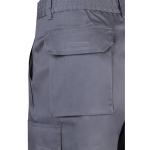 Keperstof bermuda broek met meerdere zakken, 200 g/m² Velilla kleur grijs zesde weergave