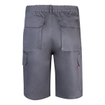 Keperstof bermuda broek met meerdere zakken, 200 g/m² Velilla kleur grijs
