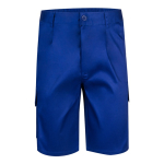 Keperstof bermuda broek met meerdere zakken, 200 g/m² Velilla kleur koningsblauw tweede weergave