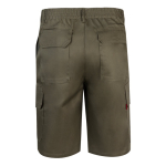 Keperstof bermuda broek met meerdere zakken, 200 g/m² Velilla kleur miliair groen