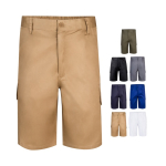 Keperstof bermuda broek met meerdere zakken, 200 g/m² Velilla diverse kleuren
