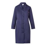 Werkjas met lange mouw van polyester en katoen 175 g/m² Velilla kleur blauw tweede weergave