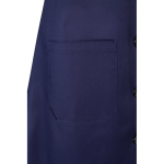 Werkjas met lange mouw van polyester en katoen 175 g/m² Velilla kleur blauw zesde weergave