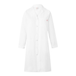 Werkjas met lange mouw van polyester en katoen 175 g/m² Velilla kleur wit vierde weergave