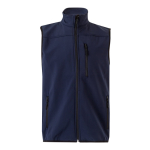 Softshell werkvest met fleecevoering, 280 g/m² Velilla kleur marineblauw tweede weergave