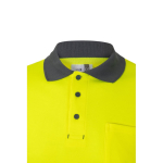 Piqué werkpolo van katoen en polyester 150 g/m² Velilla kleur grijs zesde weergave