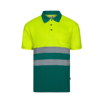 Unisex werkpolo met korte mouwen, 140 g/m² Velilla kleur groen tweede weergave