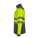 Softshell werkjas met fleecevoering, 280 g/m² Velilla kleur grijs derde weergave