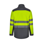 Softshell werkjas met fleecevoering, 280 g/m² Velilla kleur grijs