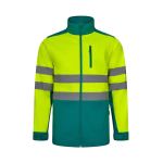 Softshell werkjas met fleecevoering, 280 g/m² Velilla kleur groen tweede weergave