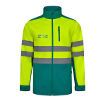 Softshell werkjas met fleecevoering, 280 g/m² Velilla met afdrukgebied