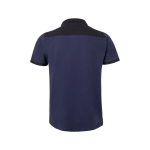 Unisex werkpolo van piqué, van polyester 200 g/m² Velilla kleur blauw