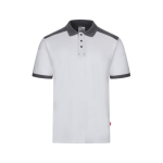 Unisex werkpolo van piqué, van polyester 200 g/m² Velilla kleur wit tweede weergave