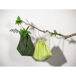 Trekkoordrugzak van gerecycled katoen en polyester 150 g/m² luxe weergave