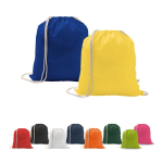 Trekkoordrugzak van gerecycled katoen en polyester 150 g/m² diverse kleuren