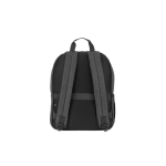 Rugzak van gerecycled polyester met voering voor laptop 16 inch kleur donkergrijs tweede weergave
