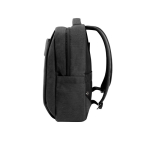 Gevoerde rugzak van gerecycled polyester voor laptop 15,6 inch kleur donkergrijs derde weergave
