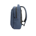 Gevoerde rugzak van gerecycled polyester voor laptop 15,6 inch kleur marineblauw derde weergave