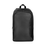 Waterafstotende laptoprugzak van gerecycled polyester 17,3 inch kleur zwart eerste weergave