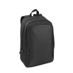 Waterafstotende laptoprugzak van gerecycled polyester 17,3 inch kleur zwart