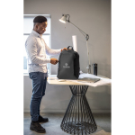 Waterafstotende laptoprugzak van gerecycled polyester 17,3 inch luxe weergave