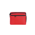 Koeltas van gerecycled polyester met verstelbare schouderband 6L kleur rood eerste weergave