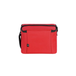 Koeltas van gerecycled polyester met verstelbare schouderband 7L kleur rood tweede weergave