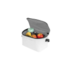 Koeltas van gerecycled polyester met verstelbare schouderband 6L kleur wit vierde weergave