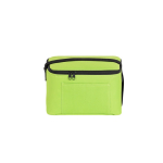 Koeltas van gerecycled polyester met verstelbare schouderband 6L kleur lichtgroen eerste weergave