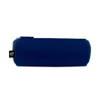 Cilindervormige etui van gerecycled vilt met ritssluiting kleur blauw eerste weergave