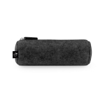 Cilindervormige etui van gerecycled vilt met ritssluiting kleur donkergrijs eerste weergave