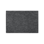 Map van gerecycled vilt met laptopvak 14 inch kleur donkergrijs