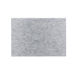 Map van gerecycled vilt met laptopvak 14 inch kleur lichtgrijs
