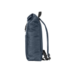 Multifunctionele rugzak met oprolsluiting voor een 17,3 inch laptop kleur blauw derde weergave